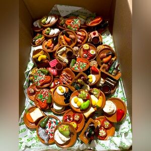 Day of the Dead food magnets.New offering 10 for $25… a bargain only $2.50 each!